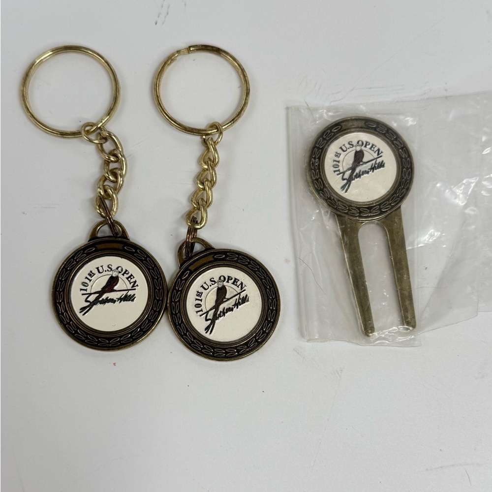 U.S Open Championship 2001 Southern Hills Country Club key chains Divot Tool Set